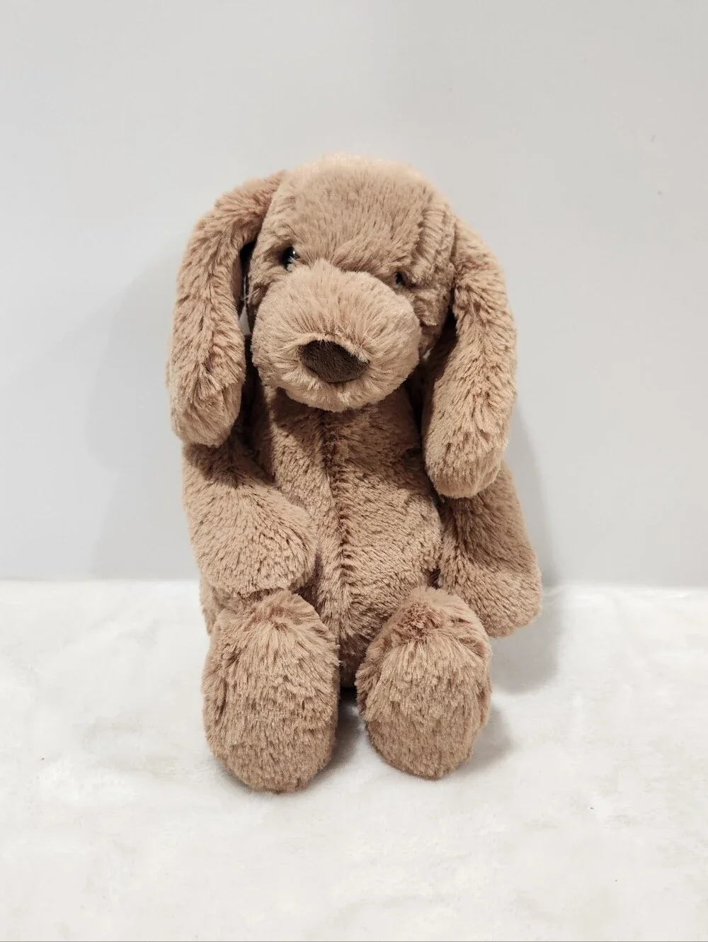 Jellycat Tan Bashful Toffee Puppy Medium Collectible Plushie Stuffie
